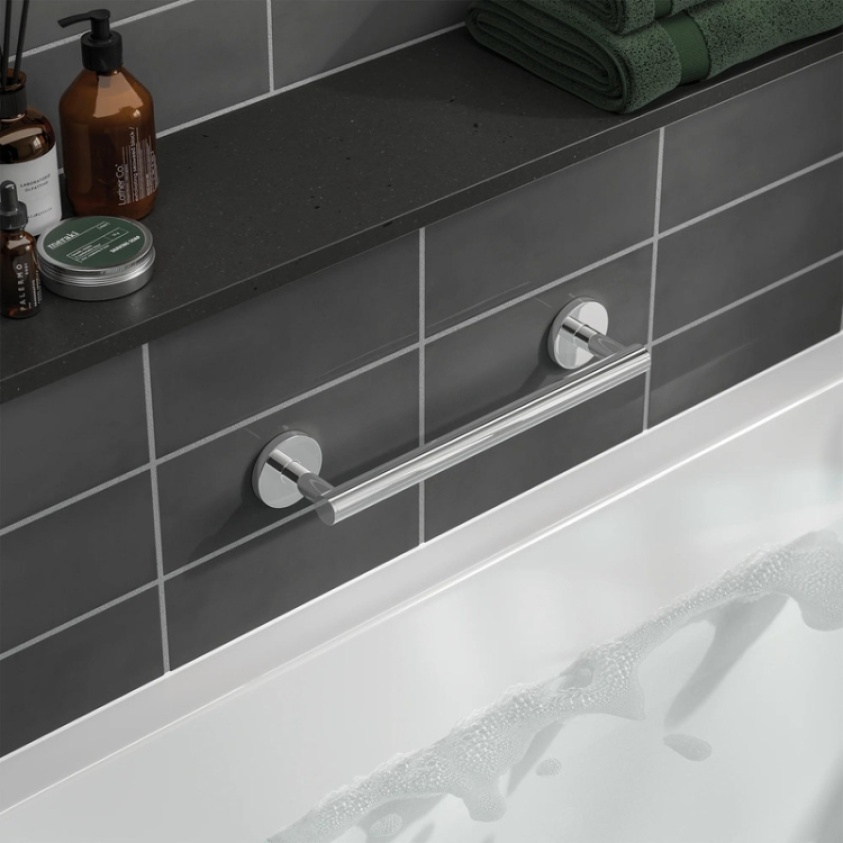 Product Lifestyle image of the HIB Nano Chrome Grab Bar